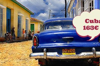 ¡¡Vuelo chollo!! Cuba: Madrid – La Habana por 163€ con Air Europa